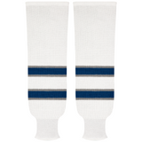 Kobe Sportswear 9803H Winnipeg Jets White Pro Knit Ice Hockey Socks