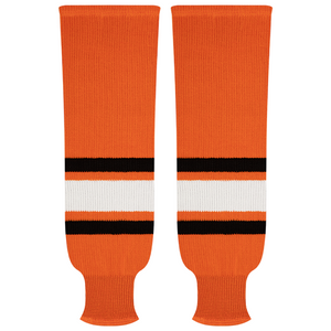 Kobe Sportswear 9805A Philadelphia Flyers Away Pro Knit Ice Hockey Socks