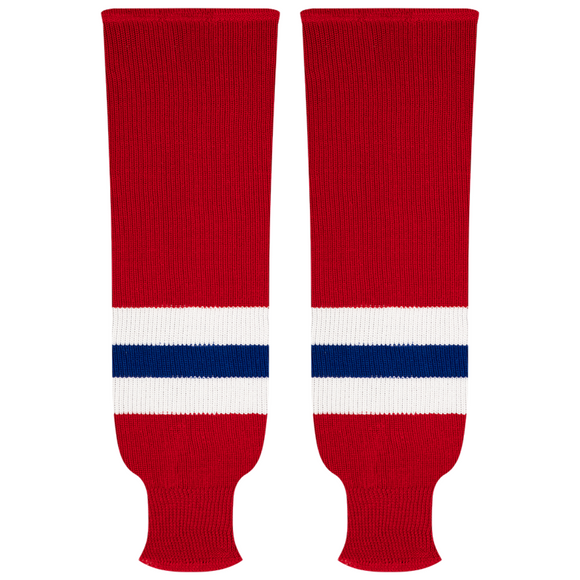 Kobe Sportswear 9808A Montreal Canadiens Away Pro Knit Ice Hockey Socks