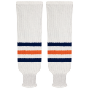 Kobe Sportswear 9811H Edmonton Oilers Vintage Home Pro Knit Ice Hockey Socks