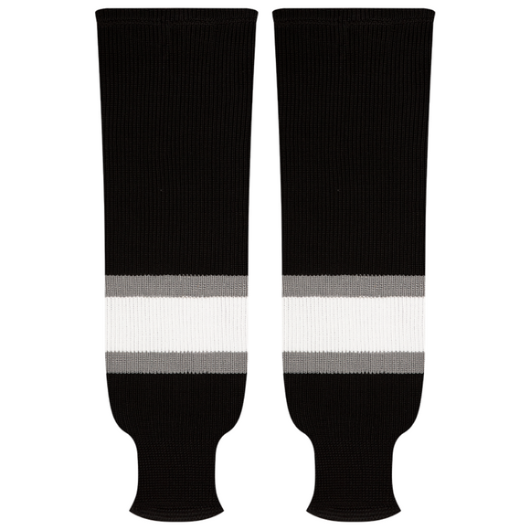 Kobe Sportswear 9814A Los Angeles Kings Vintage Away Pro Knit Ice Hockey Socks