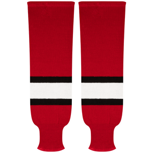Kobe Sportswear 9815A Carolina Hurricanes Away Pro Knit Ice Hockey Socks