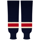 Kobe Sportswear 9818R New York Rangers Third Pro Knit Ice Hockey Socks