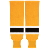 Kobe Sportswear 9832A Boston Bruins Away Pro Knit Ice Hockey Socks