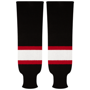 Kobe Sportswear 9833A Ottawa Senators Away Pro Knit Ice Hockey Socks