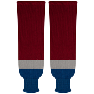 Kobe Sportswear 9835A Colorado Avalanche Away Pro Knit Ice Hockey Socks