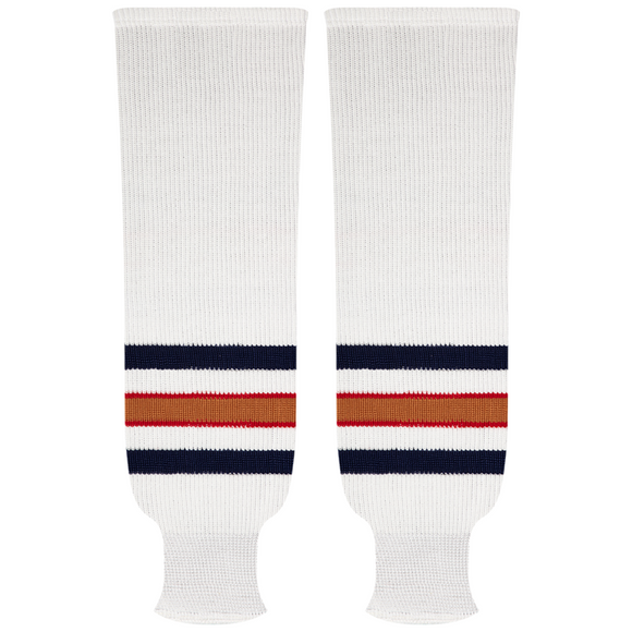 Kobe Sportswear 9837H Edmonton Oilers Home Pro Knit Ice Hockey Socks