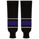 Kobe Sportswear 9841A Los Angeles Kings Away Pro Knit Ice Hockey Socks