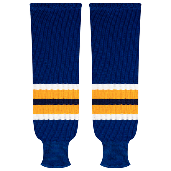 Kobe Sportswear 9842A St. Louis Blues Away Pro Knit Ice Hockey Socks