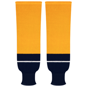 Kobe Sportswear 9843R Nashville Predators Gold Pro Knit Ice Hockey Socks
