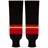 Kobe Sportswear 9848A Calgary Flames Away Pro Knit Ice Hockey Socks