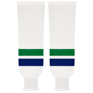 Kobe Sportswear 9854H Vancouver Canucks Vintage Home Pro Knit Ice Hockey Socks