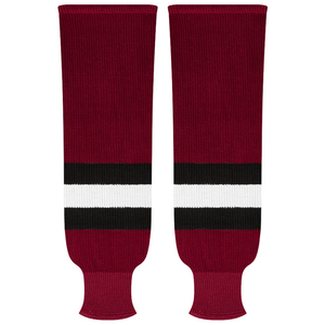 Kobe Sportswear 9857A Arizona Coyotes Maroon Pro Knit Ice Hockey Socks