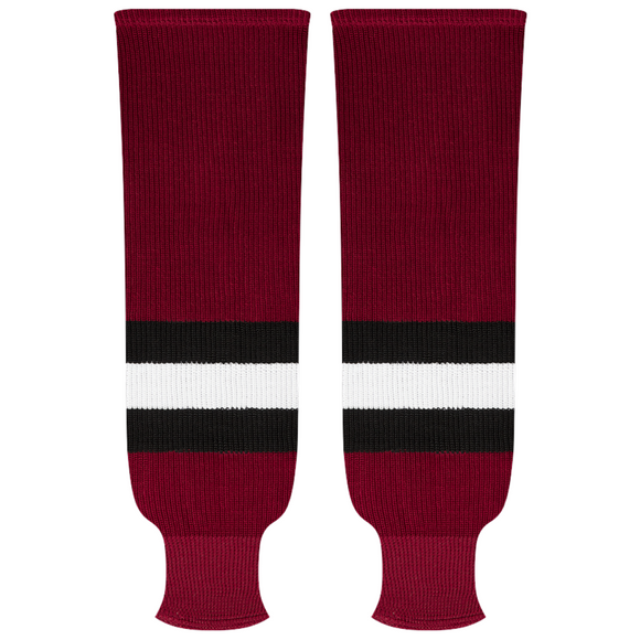 Kobe Sportswear 9857A Arizona Coyotes Maroon Pro Knit Ice Hockey Socks