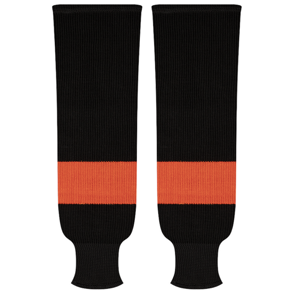 Kobe Sportswear 9888R Philadelphia Flyers Black Pro Knit Ice Hockey Socks