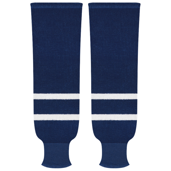 Kobe Sportswear 9893A  Toronto Maple Leafs Royal Blue Pro Knit Ice Hockey Socks