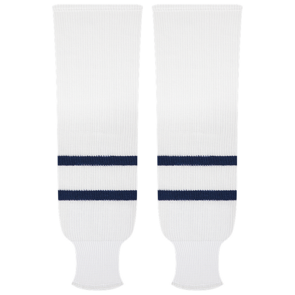 Kobe Sportswear 9893H Toronto Maple Leafs White Pro Knit Ice Hockey Socks
