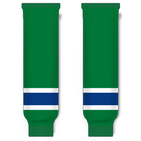 Modelline Abbotsford Canucks Kelly Green Knit Ice Hockey Socks