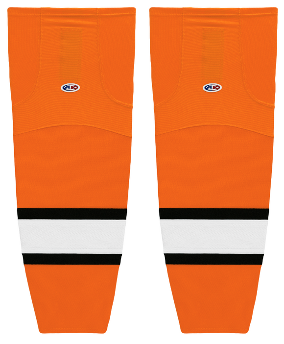 Athletic Knit (AK) HS2100-330 Medicine Hat Tigers Orange Mesh Ice Hockey Socks