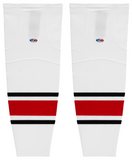 Athletic Knit (AK) HS2100-528 1976-78 Cleveland Barons White Mesh Ice Hockey Socks