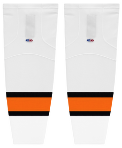 Athletic Knit (AK) HS2100-859 Medicine Hat Tigers White Mesh Ice Hockey Socks