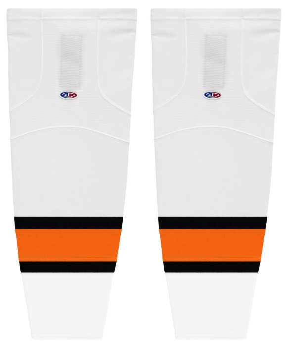 Athletic Knit (AK) HS2100-859 Medicine Hat Tigers White Mesh Ice Hockey Socks