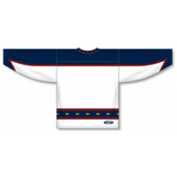 Athletic Knit (AK) Custom ZH101-ATL389C Atlanta Thrashers White Sublimated Hockey Jersey