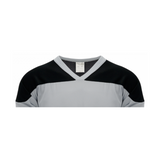 Athletic Knit (AK) H6100Y-822 Youth Grey/Black League Hockey Jersey
