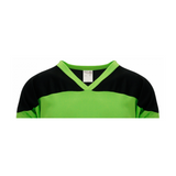 Athletic Knit (AK) H6100A-269 Adult Lime Green/Black League Hockey Jersey