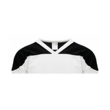 Athletic Knit (AK) H6100A-222 Adult White/Black League Hockey Jersey