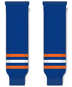 Modelline Kamloops Blazers Royal Blue Knit Ice Hockey Socks
