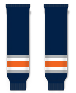 Modelline 2010s Kamloops Blazers Navy Knit Ice Hockey Socks