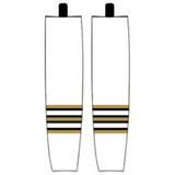 Modelline Boston Bruins Away White Sublimated Mesh Ice Hockey Socks