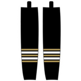 Modelline Boston Bruins Home Black Sublimated Mesh Ice Hockey Socks