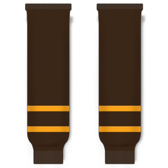 Modelline 1924-1926 Boston Bruins Brown Knit Ice Hockey Socks