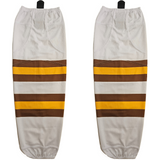 Modelline 1933 Boston Bruins White Sublimated Mesh Ice Hockey Socks