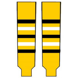 Modelline Cape Breton Screaming Eagles Third Gold Knit Ice Hockey Socks