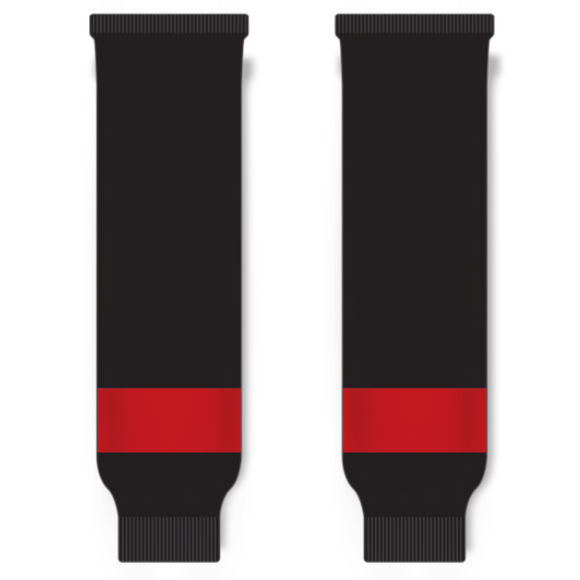 Modelline 2023 Carolina Hurricanes Stadium Series Black Knit Ice Hockey Socks