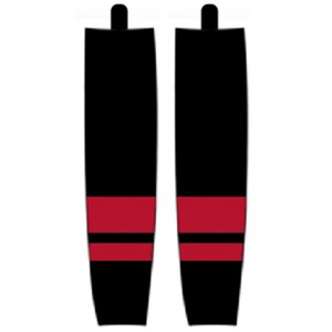 Modelline 2014-2021 Carolina Hurricanes Third Black Sublimated Mesh Ice Hockey Socks