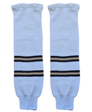 Modelline Chilliwack Bruins Home White Knit Ice Hockey Socks