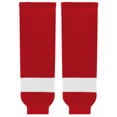 Athletic Knit (AK) HS630-202 Detroit Red Wings Red Knit Ice Hockey Socks - CLOSEOUT