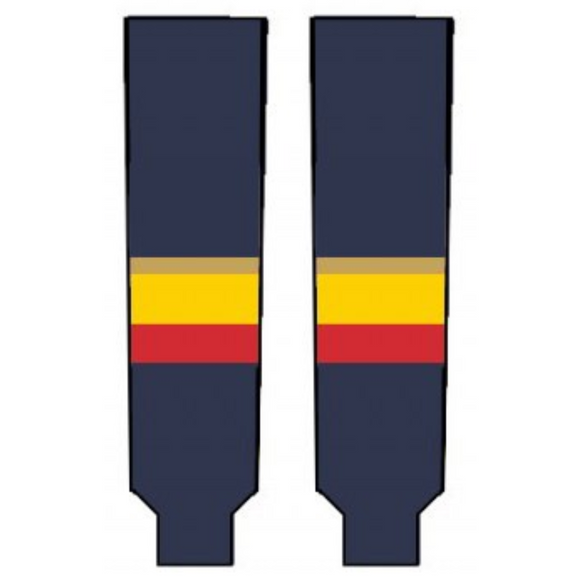 Modelline Erie Otters Away Navy Knit Ice Hockey Socks