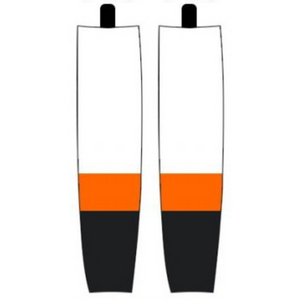 Modelline Philadelphia Flyers Alternate White Sublimated Mesh Ice Hockey Socks