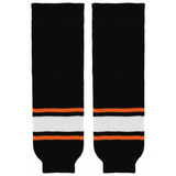 K1 Sportswear Philadelphia Flyers Black Knit Ice Hockey Socks