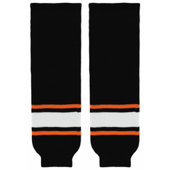 K1 Sportswear Philadelphia Flyers Black Knit Ice Hockey Socks - CLOSEOUT