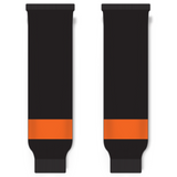 Modelline 2017 Philadelphia Flyers Centennial Classic Black/Orange Knit Ice Hockey Socks