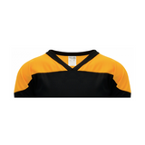 Athletic Knit (AK) H6100A-212 Adult Black/Gold League Hockey Jersey