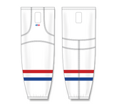 Athletic Knit (AK) HS2100 Montreal Canadiens White Mesh Cut & Sew Ice Hockey Socks - PSH Sports