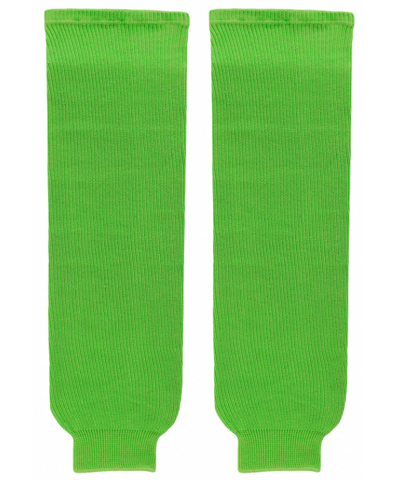 Modelline  Lime Green Knit Ice Hockey Socks