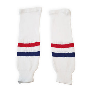 Athletic Knit (AK) HS630-309 Spokane Chiefs White Knit Ice Hockey Socks
